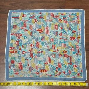 Vintage silk scarf head neck scarf 50’s